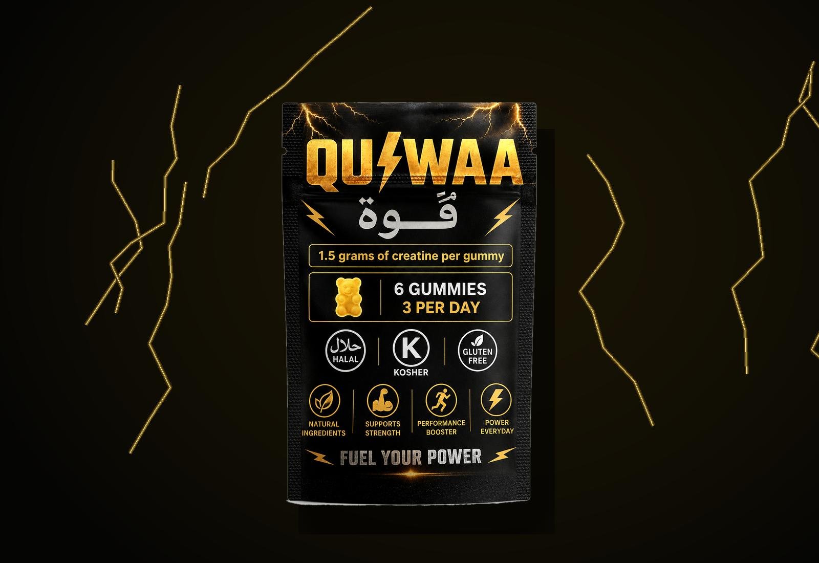 QUIWAA Creatine Gummies